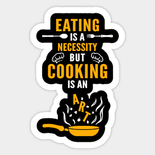 Cooking Art Sticker